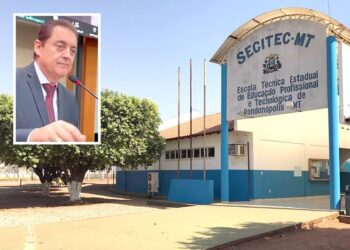 Ensino profissionalizante: Rezende propõe reforma e ampliação da Escola Técnica de Rondonópolis