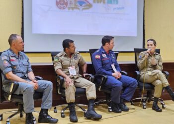 Bombeira Militar de Mato Grosso palestra no maior evento de salvamento em altura da América Latina