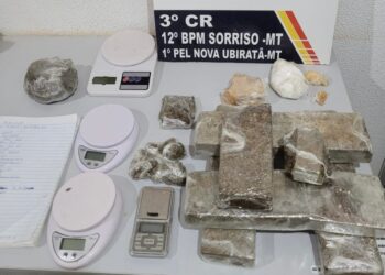 Integrante de facção criminosa é preso pela PM com tabletes de maconha em Nova Ubiratã