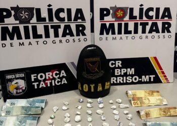 Rotam prende três pessoas e apreende 48 porções de cocaína em Sorriso