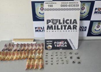 Policiais militares de Várzea Grande apreenderam drogas e prendem suspeitos por tráfico