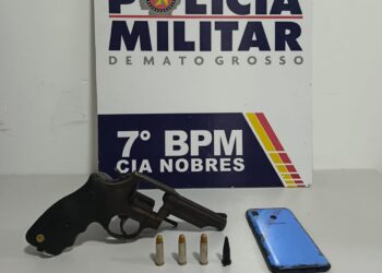 Faccionados são detidos em flagrante pela Polícia Militar com arma de fogo e munições