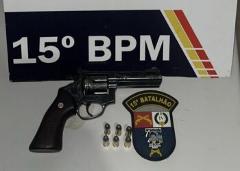 Suspeito de ameaçar esposa com arma de fogo é preso pela PM em Alto Araguaia