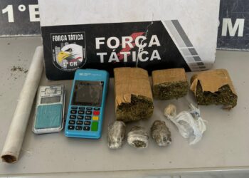 Força Tática prende homem por tráfico de drogas e captura foragido da Justiça em Cuiabá