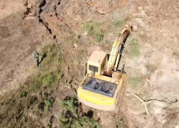Batalhão Ambiental fecha garimpo ilegal, apreende máquinas e prende quatro pessoas em flagrante