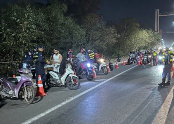 Operação Lei Seca termina com 97 motociclistas multados em Várzea Grande