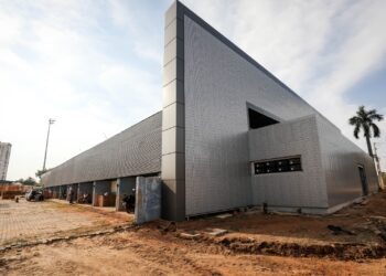 Obras do Palácio das Artes Marciais no Complexo Arena Pantanal estão 75% concluídas