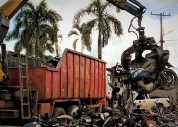 Detran-MT reciclou mais de 2,1 mil veículos em unidades do interior