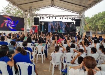Seciteci recebe mais de 1,6 mil alunos no Palco da Ciência em Cáceres