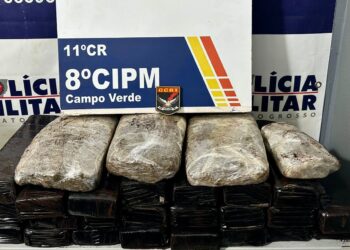 Suspeito por tráfico é preso em flagrante pela PM com 27 tabletes de maconha