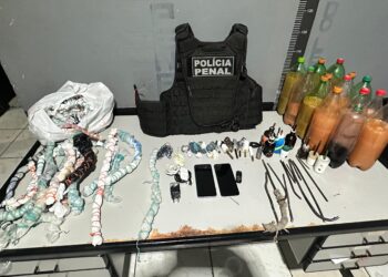 Polícia Penal apreende materiais artesanais e droga na Cadeia Pública de Primavera do Leste