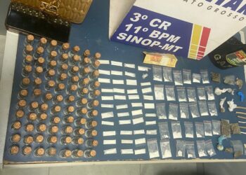 Força-tarefa fecha boate e apreende 169 porções de entorpecentes em Sinop