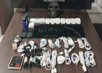 Polícia Penal identifica reeducando com celulares em penitenciária de Rondonópolis