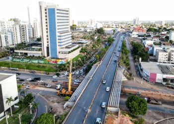 Trânsito em um lado do viaduto da Avenida do CPA será interrompido para realização de correções estruturais