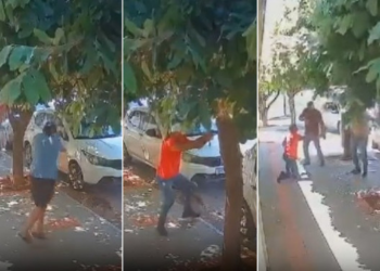Vídeo mostra confronto entre policial penal e PMs em Cuiabá