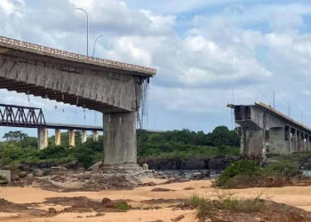 Prefeituras alertam para risco de contaminação após queda de ponte entre Tocantins e Maranhão
