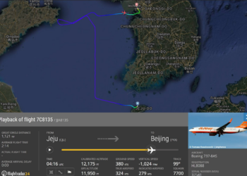 Avião que explodiu na Coreia do Sul fez pouso de emergência 2 dias atrás, após passageiro passar mal, diz jornal
