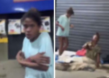 Homem debocha de moradores de rua em Cuiabá: "Votou no PT?"