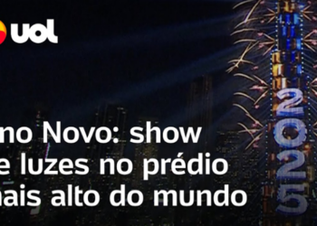 Dubai festeja a chegada de 2025 com fogos no prédio mais alto do mundo