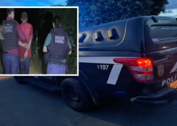 Homem que matou esposa a facadas na frente da filha é preso em MT; veja vídeo