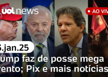 Lula sanciona lei que proíbe celular nas escolas; Trump faz de posse mega evento; Pix | UOL News 13/01/25