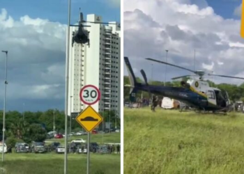 Movimentação policial chama atenção em Cuiabá; vídeo