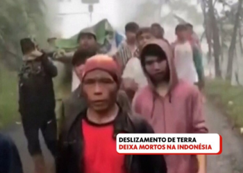 Deslizamento de terra deixa 17 mortos e desaparecidos na Indonésia
