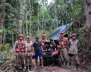 Homem é resgatado após 12 dias perdido em floresta