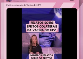 Post desinforma sobre vacina contra HPV com reportagem antiga