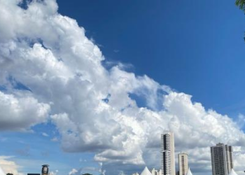 Temperaturas elevadas e pancadas de chuva marcam fim de semana em Cuiabá