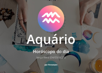 Horóscopo de Aquário: veja a previsão para hoje, terça-feira (04/03/2025)