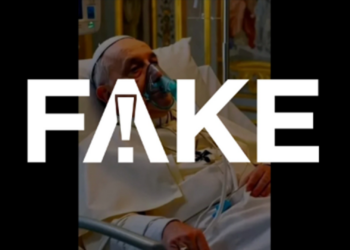 É #FAKE foto que mostra papa Francisco usando máscara de oxigênio e batina; imagem foi gerada por inteligência artificial