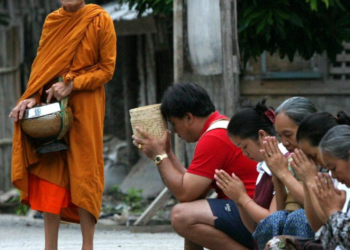 Vida de monge na Ásia