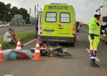 Motociclista é atingido por S-10 e morre