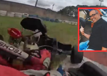 VÍDEO – Advogado é arremessado em muro e morre durante treino de kart