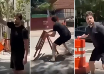VÍDEO – Danilo Gentili dá bafão por interdição de rua