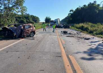 Vídeo mostra destruição em acidente que matou mulher na BR-163