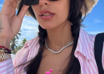 Anttonia, filha de Gloria Pires, abre álbum de viagem com o noivo: ‘Bahia’