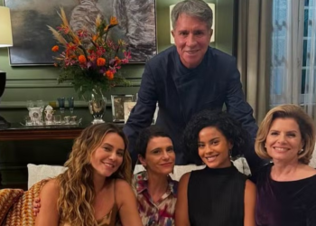 Paolla Oliveira mostra momentos dos bastidores de novela: ‘Vale Tudo’