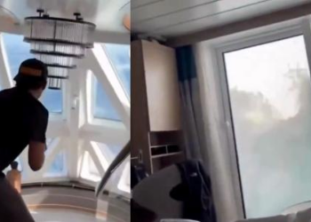 Ondas de 12 m atingem cruzeiro na Antártida e assustam passageiros; assista