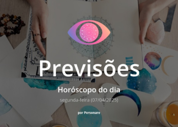 Horóscopo do dia: previsões dos signos para hoje, segunda-feira (07/04/2025)