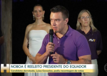 Lula parabeniza Daniel Noboa, reeleito na presidência do Equador