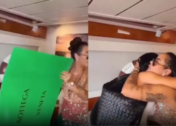 Bruna Biancardi ganha bolsa de R$ 27 mil de Rafaella Santos, irmã de Neymar