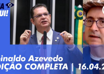 Olha Aqui com Reinaldo Azevedo | Programa completo | 16 de abril de 2025