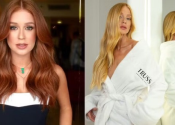 Marina Ruy Barbosa impacta com novo visual e surge loiríssima