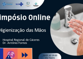 Hospital de Cáceres realiza simpósio online de higienização das mãos nesta segunda-feira (26)