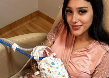 Bia Miranda comemora 1º mês de vida da filha: ”Internada desde o nascimento’