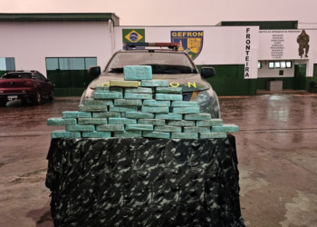 Gefron apreende 40 quilos de pasta-base e gera prejuízo de R$ 720 mil às facções criminosas