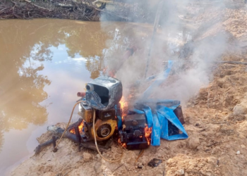 Sema e PM deflagram operação contra extração ilegal de minério em Juruena