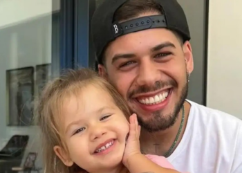 Zé Felipe se emociona ao parabenizar Maria Alice no aniversário de 4 anos: ‘Te amo’